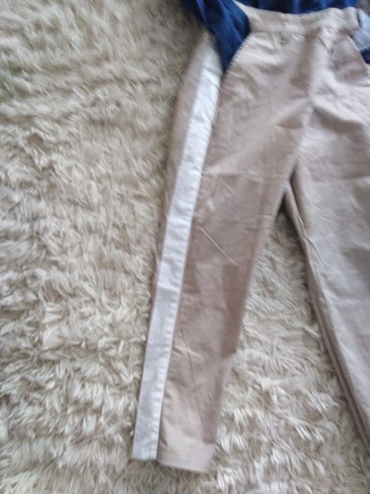 spodnie chinosy asos lampas eleganckie