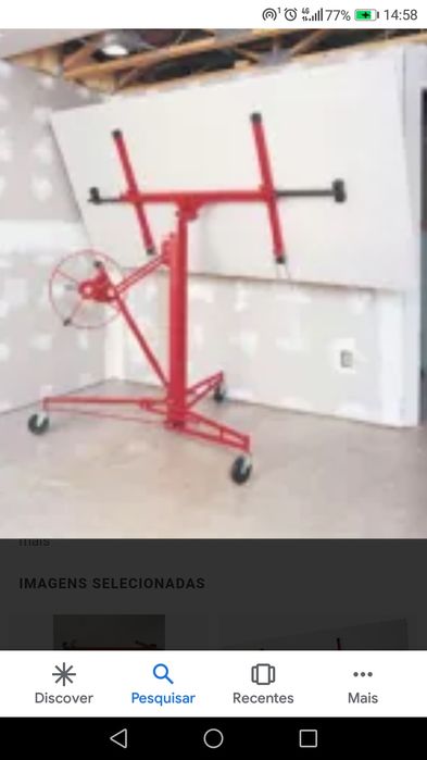 Aluga se máquina elevatória de pladur