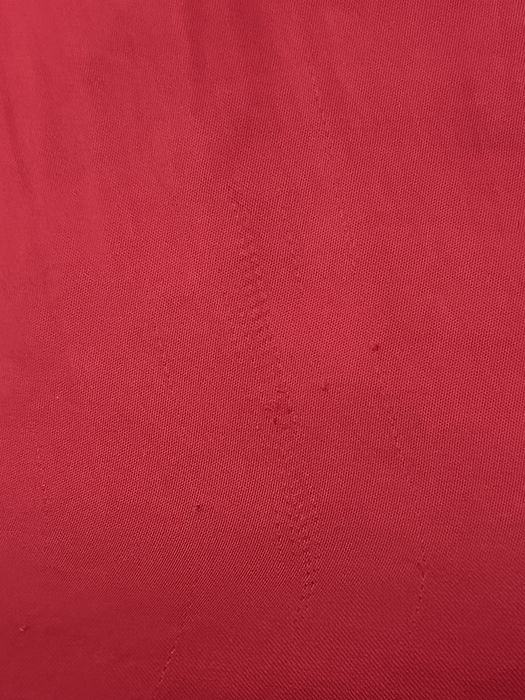 Sukienka długa malinowa z satyny Zara S