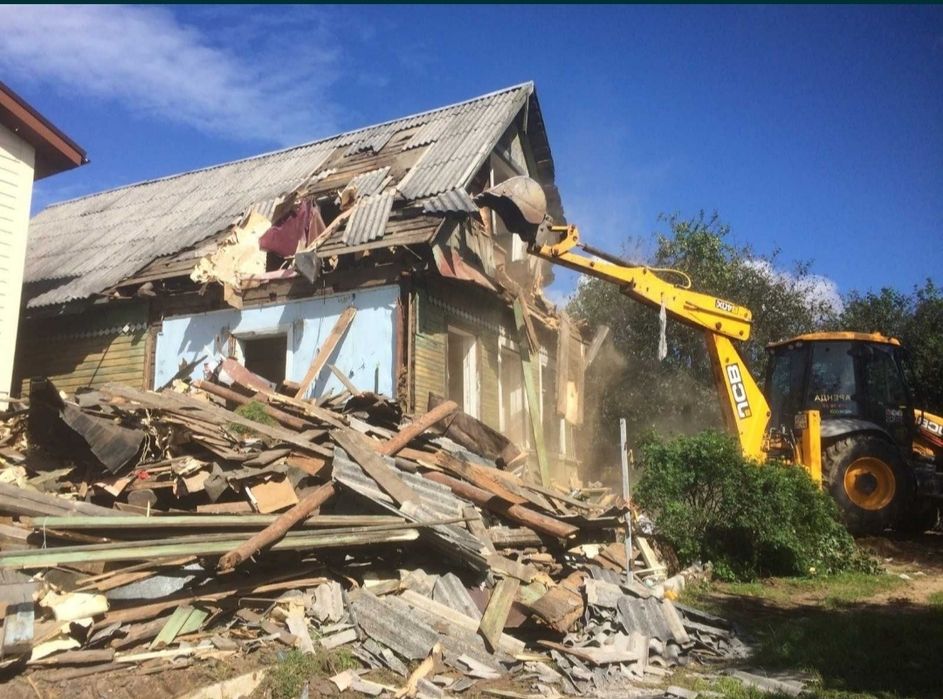 РАСЧИСТКА УЧАСТКА  Демонтаж Домов Вывоз Мусора