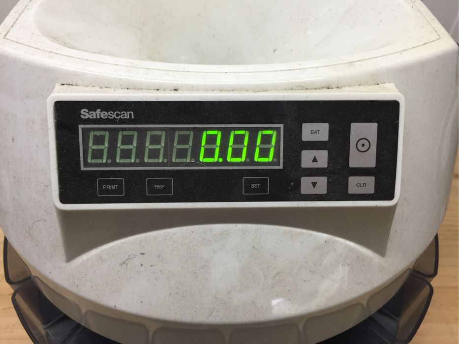 Máquina de Contar e Classificar Moedas — Safescan 1250 (Euro)