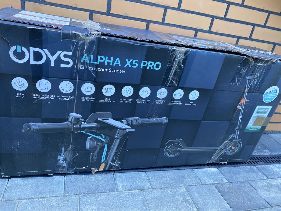 ALPHA X5 pro максимальна швидкість 22 з коробкою