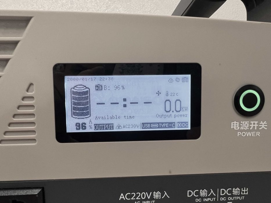 Портативна зарядна станція Godwin QX3600 3.6 кВт (потужність 3.2 кВт)