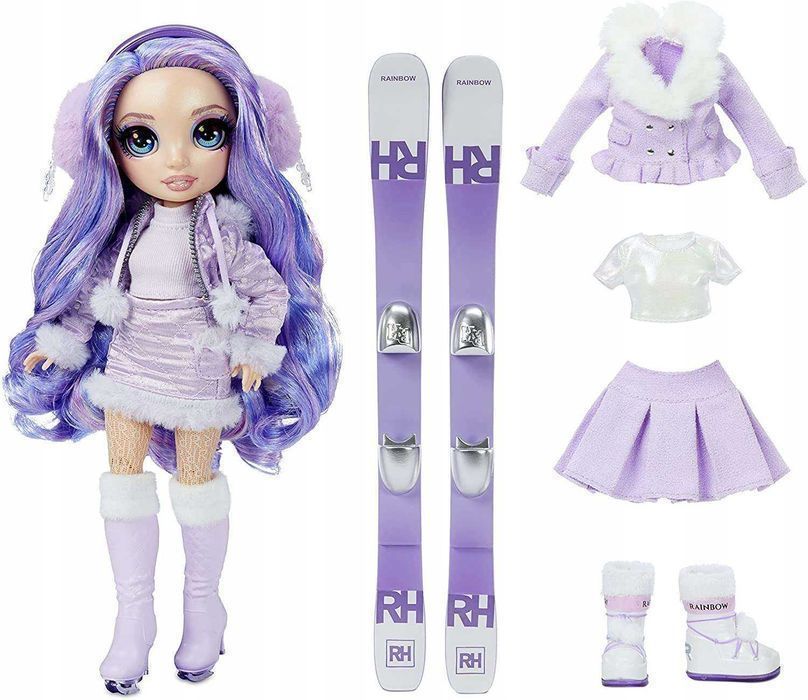 Rainbow High Winter lalka Violet Willow kolekcja zimowa nowa