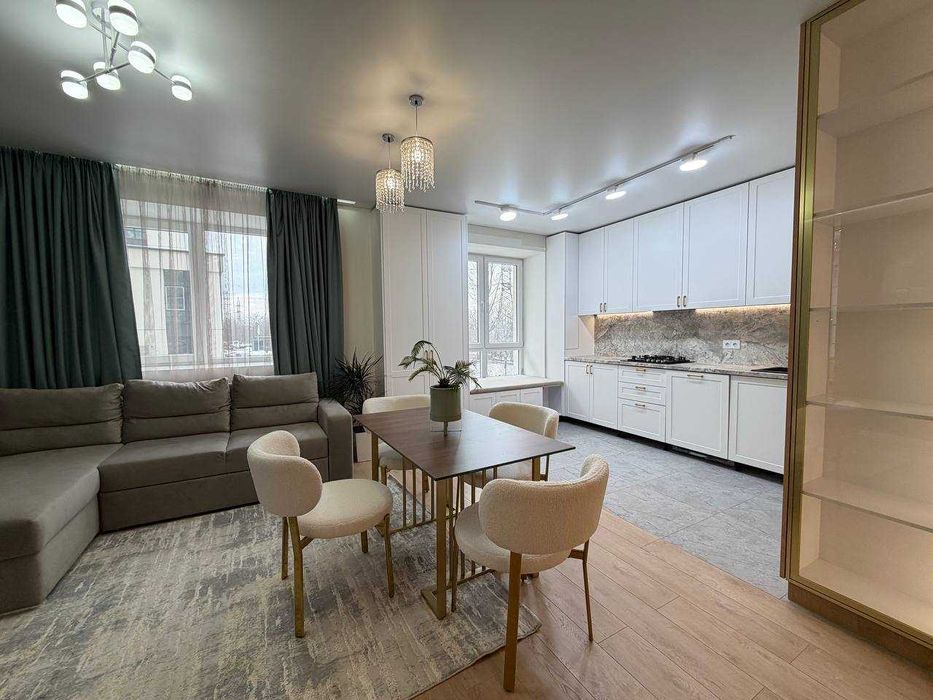 Елегантна 2кім кухня студія з функціоналом 3кім у ЖК Міленіум!!!