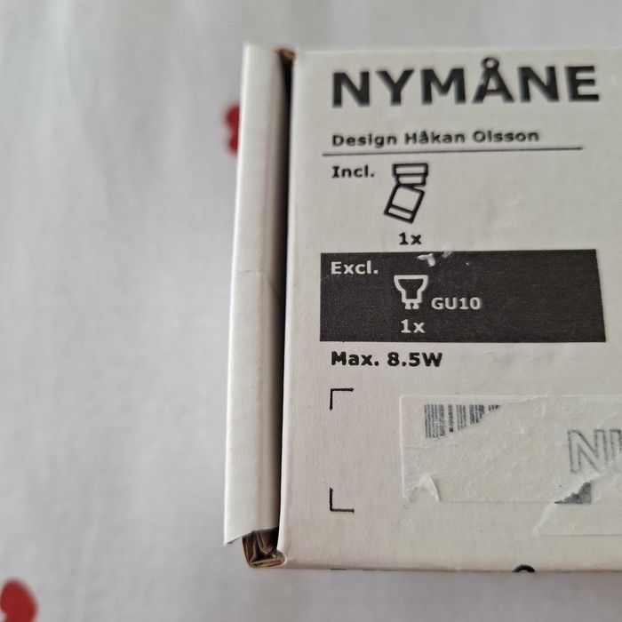 Oświetlenie nymane nowe ikea