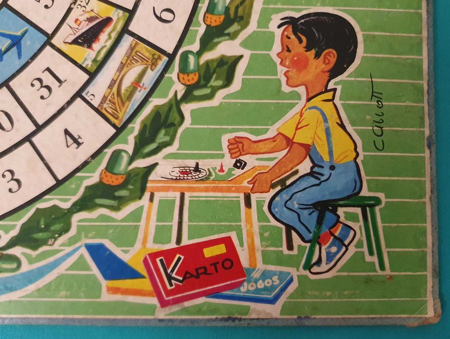 Jogo da Glória vintage - Anos 60 - Karto