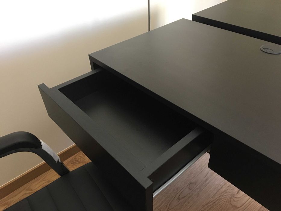Secretária 100x50 cm com 2 gavetas