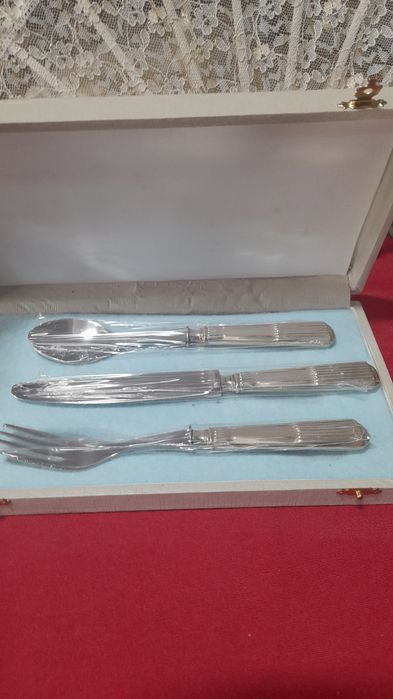 Prata Caninhas talheres Criança