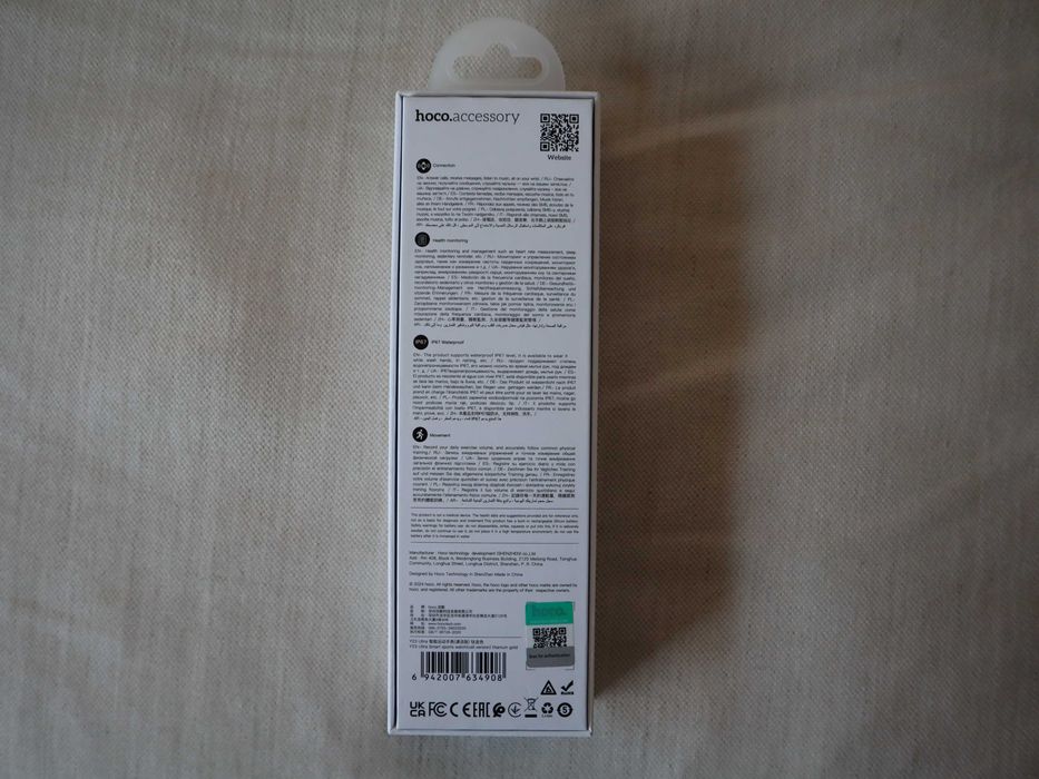 Smartwatch laranja hoco y23 ultra