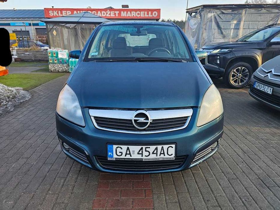 Opel Zafira 7osobowy/1.8benzyna gaz/PT do lipca/2007r/140KM/manual