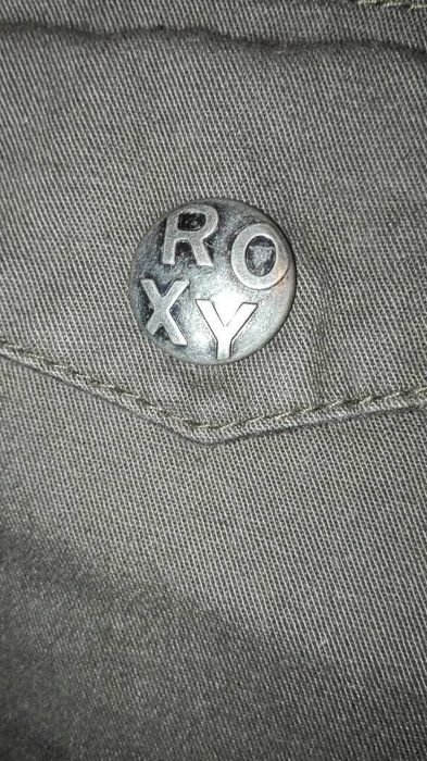 Spodnie brązowe Roxy r. 38 proste nogawki zamek