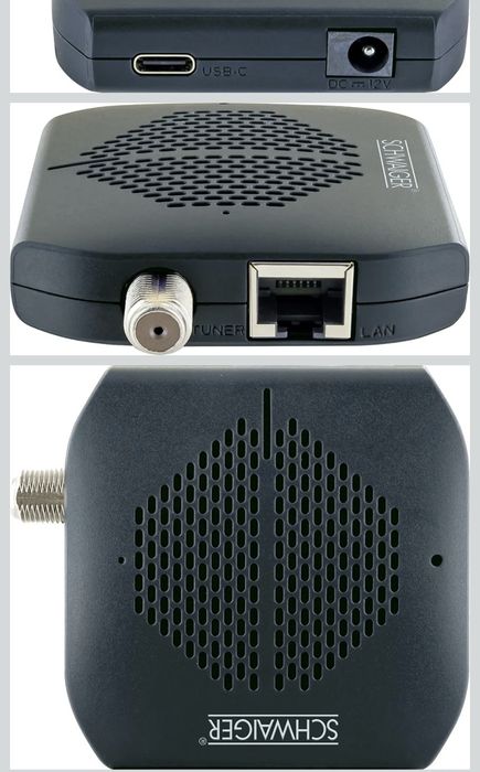 SCHWAIGER DSRD0100 WLAN nadajnik TV odbiornik 18 W DVB-S2 R319