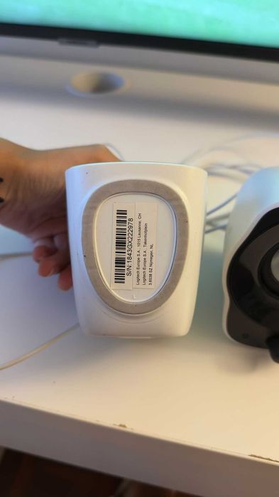 Logitech Audio Dock S-00109 Black/White USB & Bluetooth Stereo Speakers Lot of 2