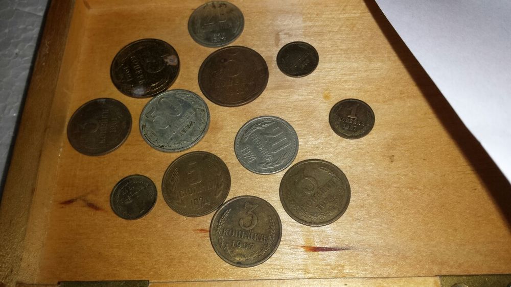 Stare Monety Polskie Zagraniczne Kopiejka CCCP Banknoty PRL Kopiejki