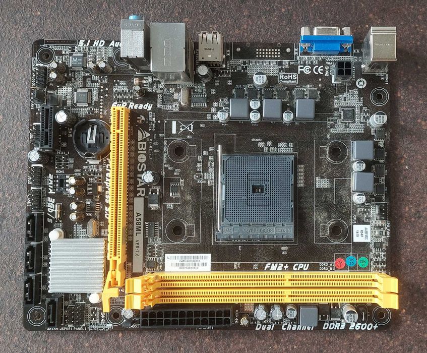 BIOSTAR A58ML ver 7.6 (Сокет FM2+) и другие под РЕМОНТ \ ЗАПЧАСТИ