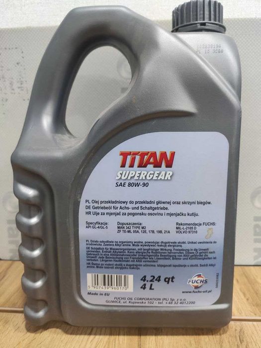 Fuchs TITAN Supergear SAE 80W-90
