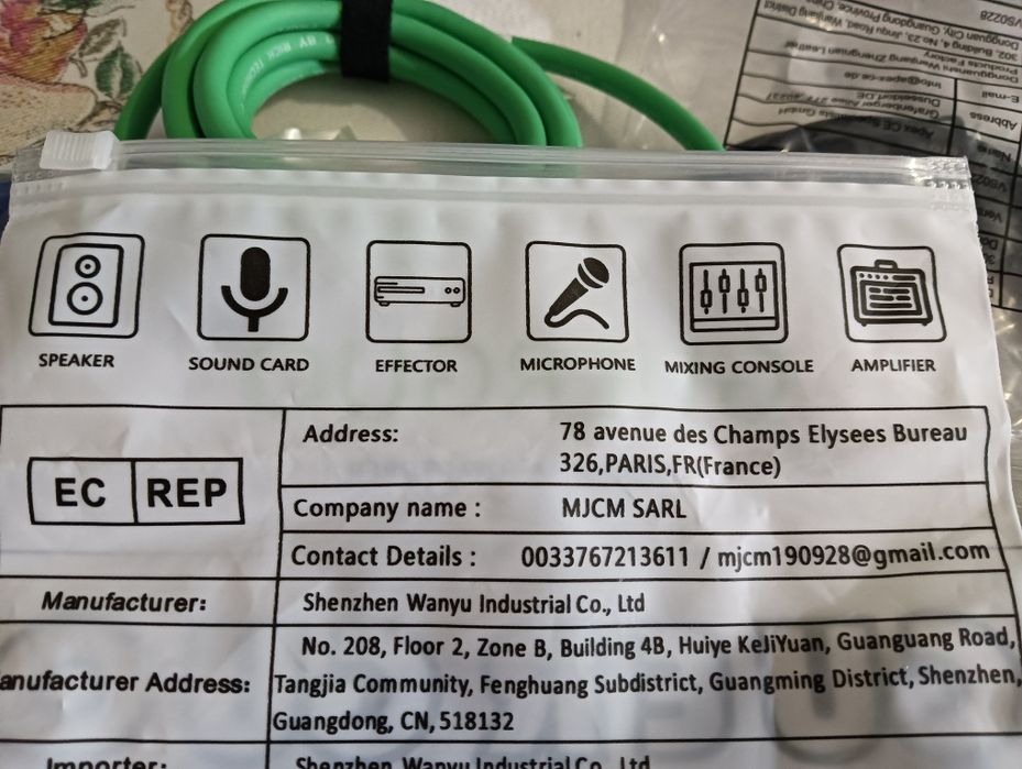 Cabos XLR novos 3 unidades