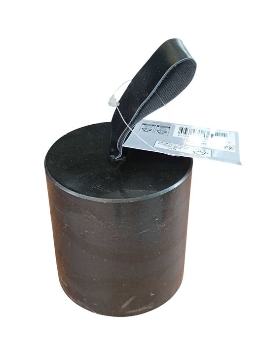 Stoper do drzwi marmurowy wolnostojący 8,5 cm czarny