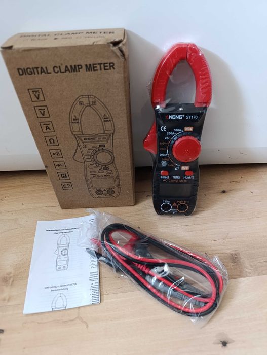 Nowy miernik napięcia cęgowy multimetr inteligentny cyfrowy aneng 170