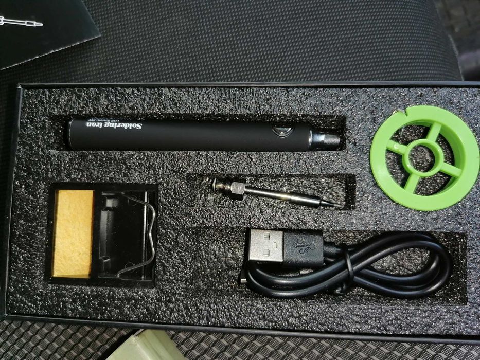 Паяльник на аккумуляторе с зарядкой от usb для пайки и выжигания