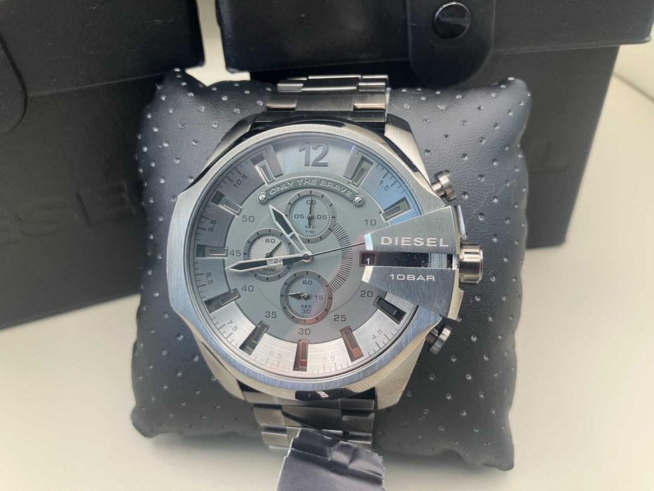 Zegarek Męski Diesel DZ4282 Mega Chief Gunmetal Nowy Oryginał | Chronograf | Datownik | 10 Bar | Gwarancja | Faktura VAT 23% | Box | Wysyłka OLX