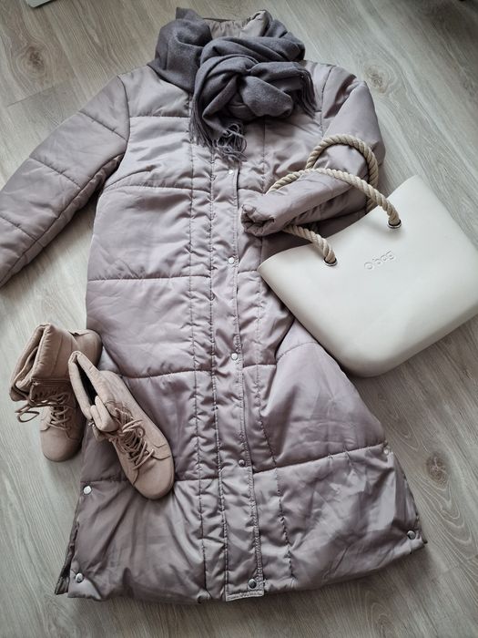 Rewelacyjny Długi Płaszcz r. 46 Plus Size