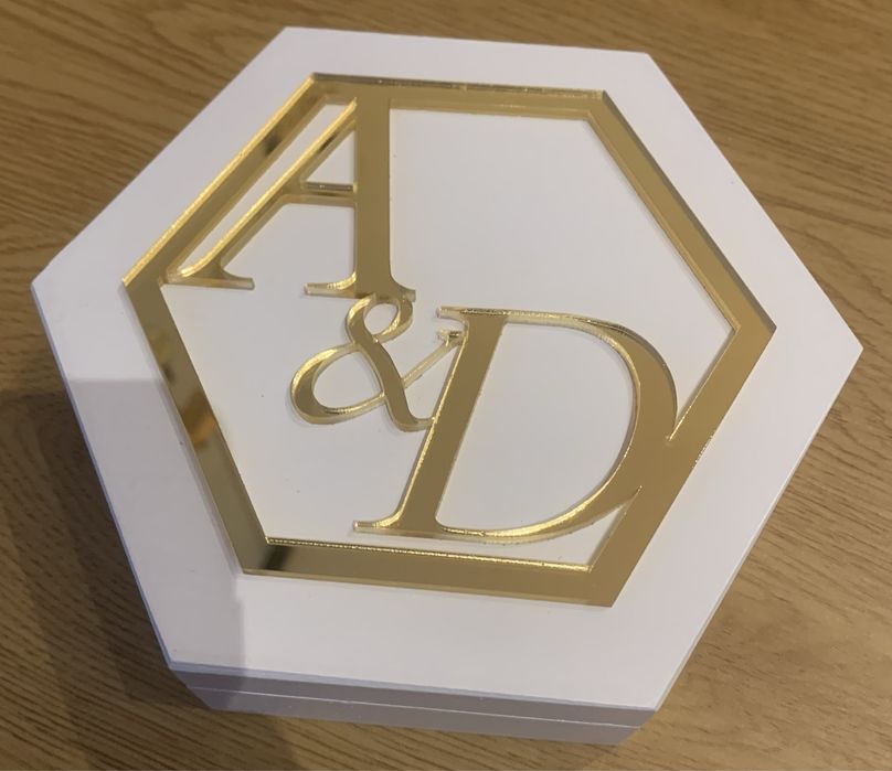 Szkatułka pudelko na obraczki