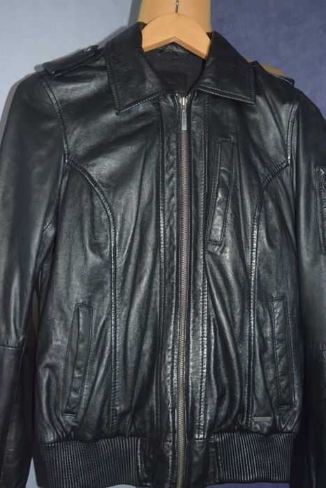 Lee Cooper Kurtka skórzana męska skóra delikatna i miękka _S