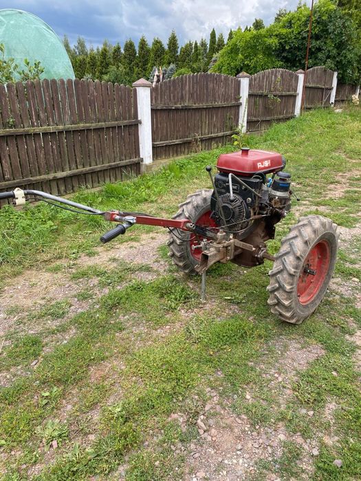 Traktorek dzik Rj-1 Mesko z przyczepka plugiem glebogryzarka