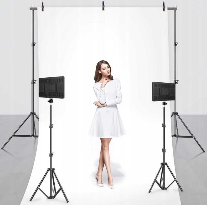 Lampa Studyjna Fotograficzna Do Zdjęć 42W Statyw 200cm - WYPRZEDAŻ