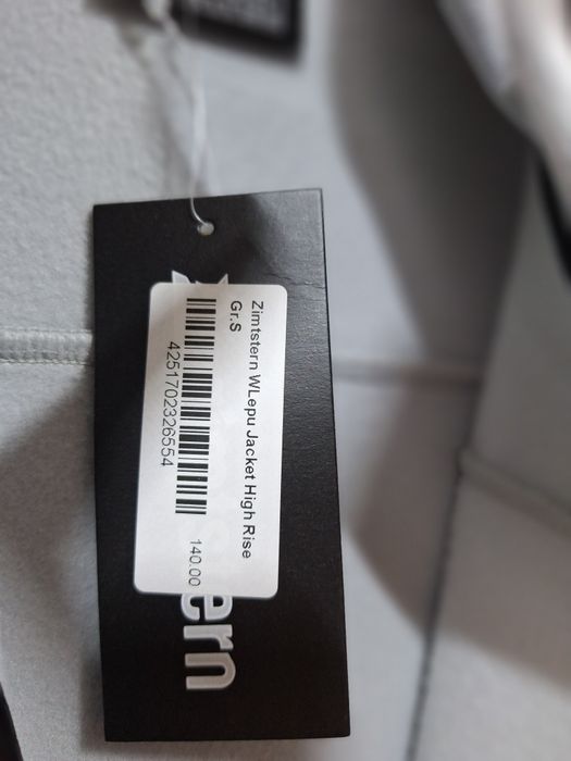 Bluza Damska Zimtsern Trekingowa Na Zamek  Szara