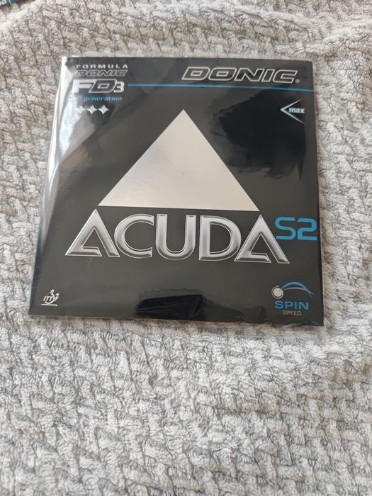 Donic Acuda s2, w kwadracie, nowa, tenis stołowy