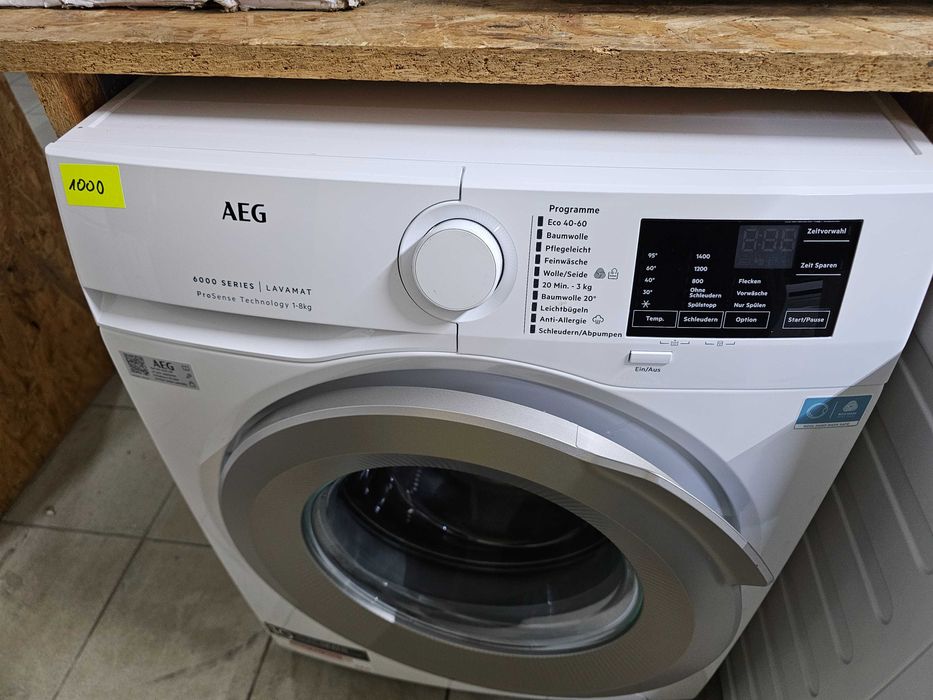 Pralka AEG Lavamat serii 6000 ProSense | 8kg | 1400obr. | gw 6mcy