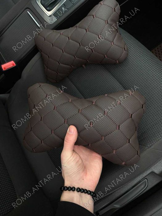 ПРЕМІУМ Подушки на підголовник / Авто подушечки в машину / Автоподушка