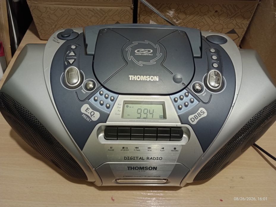Radiomagnetofon CD Thomson TM9148 perfekcyjny stan tanio.