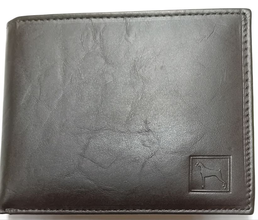 Carteira em pele para homem