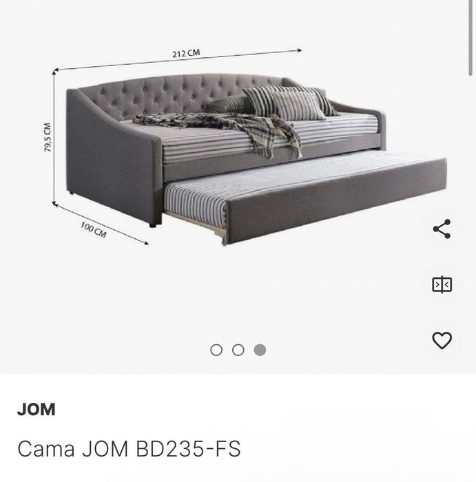 Cama dupla /  sofá