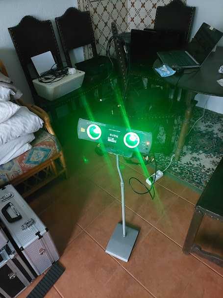 Hera Double Tunnel Laser com Suporte