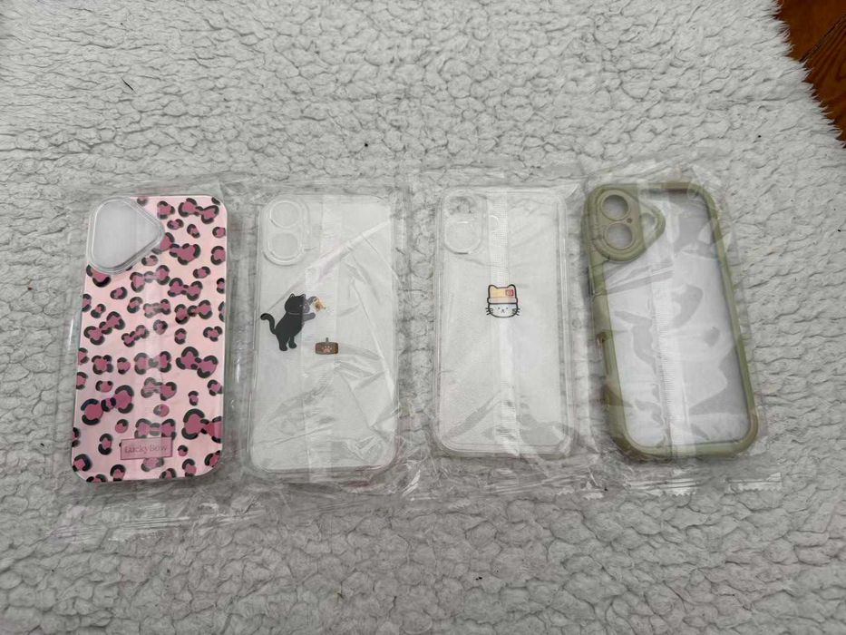 Capas moles e duras para iPhone17 de cores e designs variados