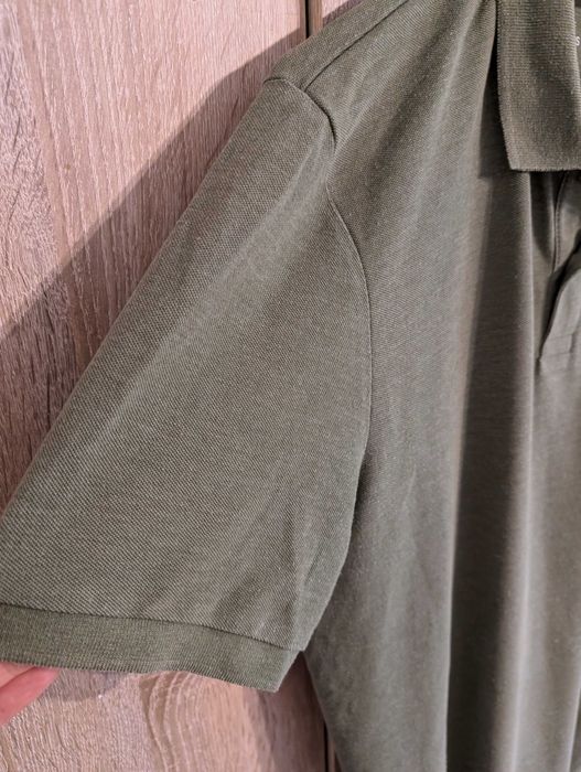 Męska zielona koszulka z kołnierzykiem POLO the Basics  C&A rozmiar M