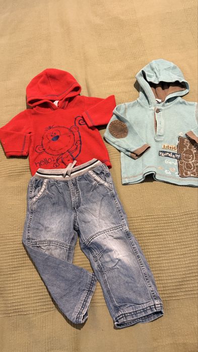 Ubranka 86 cm, dla chłopca, 9 szt, H&M