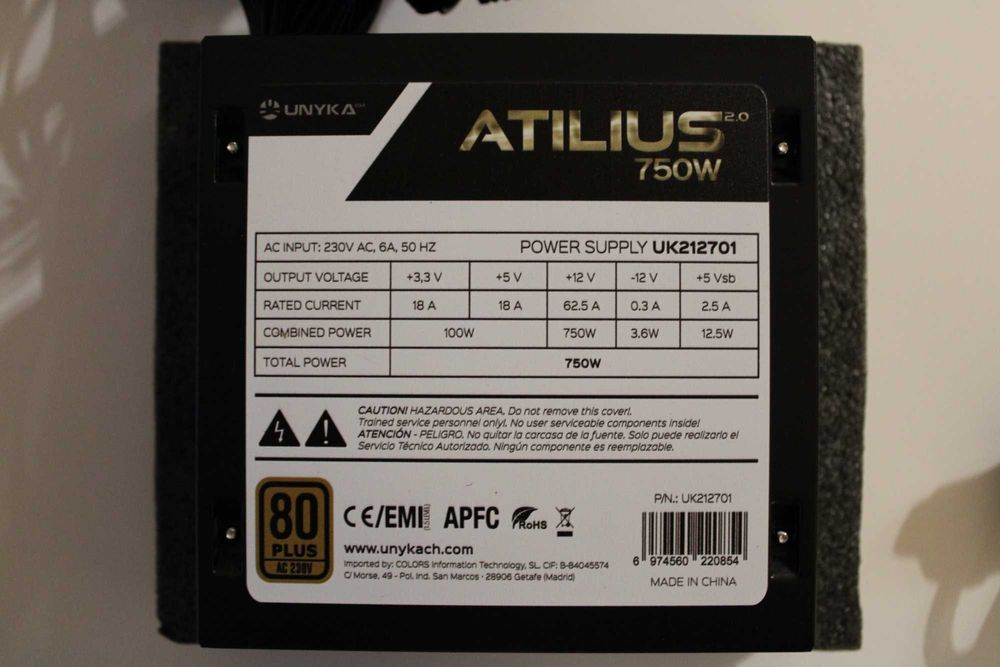 Cooler AMD + Fonte 750W