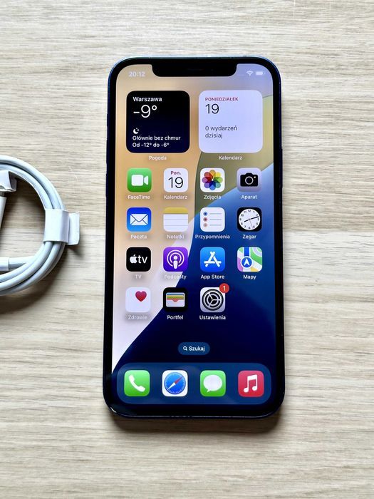 iPhone 12 128GB – Niebieski – 80% Baterii, Sprawny, 30 dni gwarancji