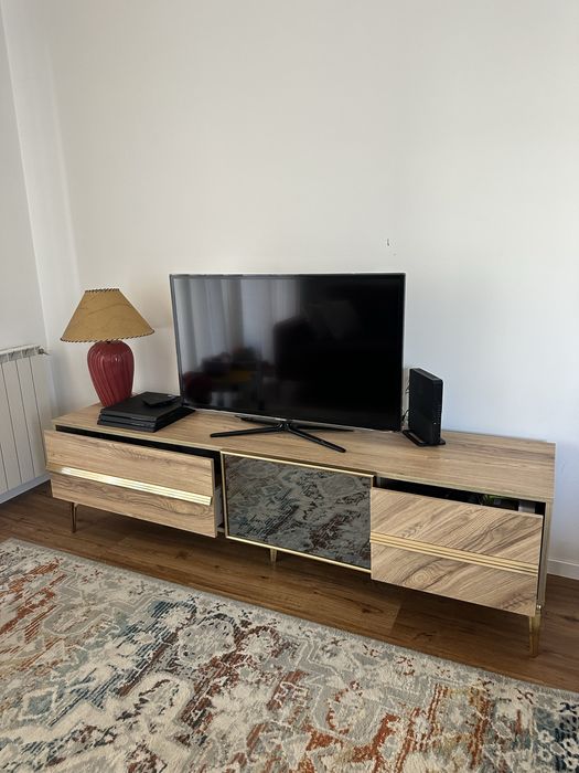 Conjunto sala: 2 aparadores + movel TV