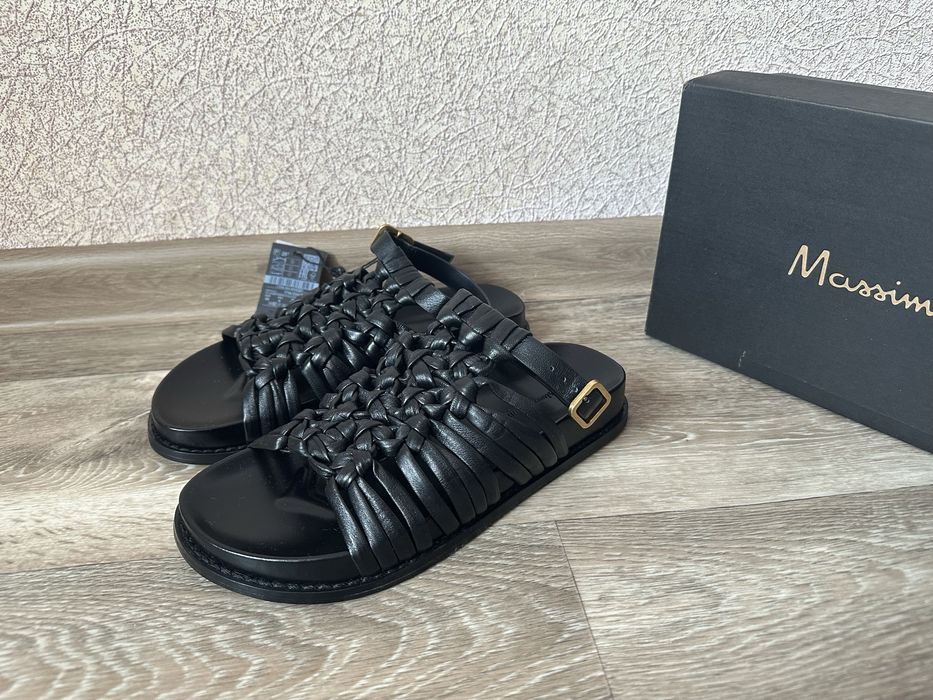 Босоніжки Massimo Dutti. Натуральна шкіра. Оригінал.