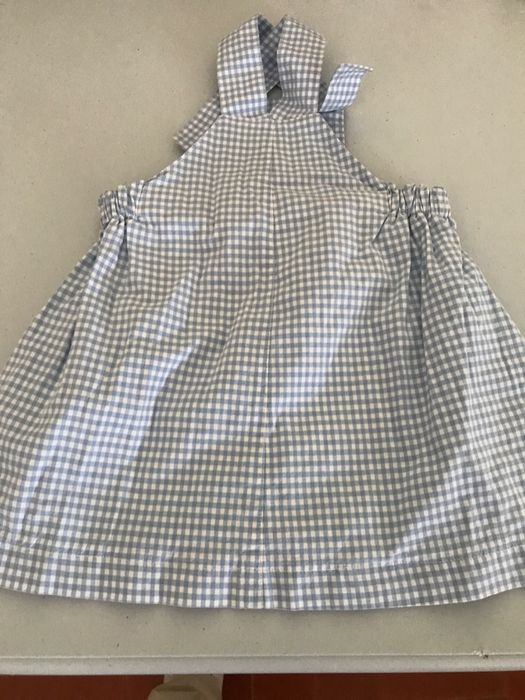 Vestidos Mãe Galinha - Ovo Estrelado - 6 meses
