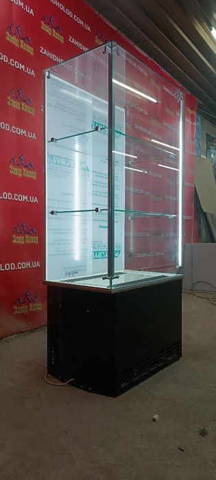 Кондитерська холодильна вітрина. КУБ. ВІтрина холодильна. Вітрина для десертів. Вітрина холодильна Мукачево. Захід Холод