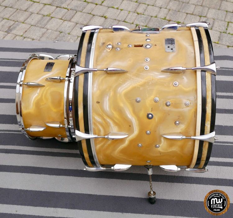 ‼️ Perkusja Sonor Teardrop 20", 13" Gold Satin Flame ‼️