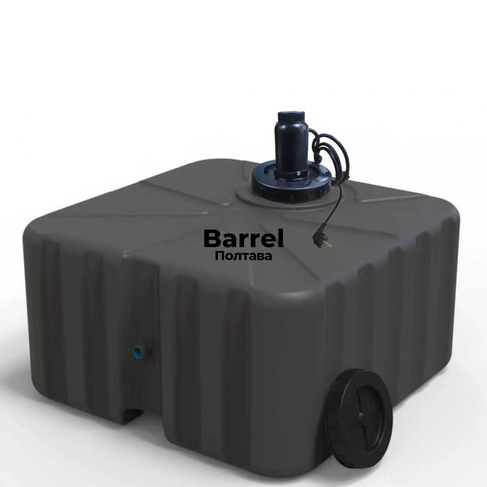 Бак для душа 75, 100 літрів, пластикові з ТЕНОМ